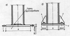 Расчет базы колонны